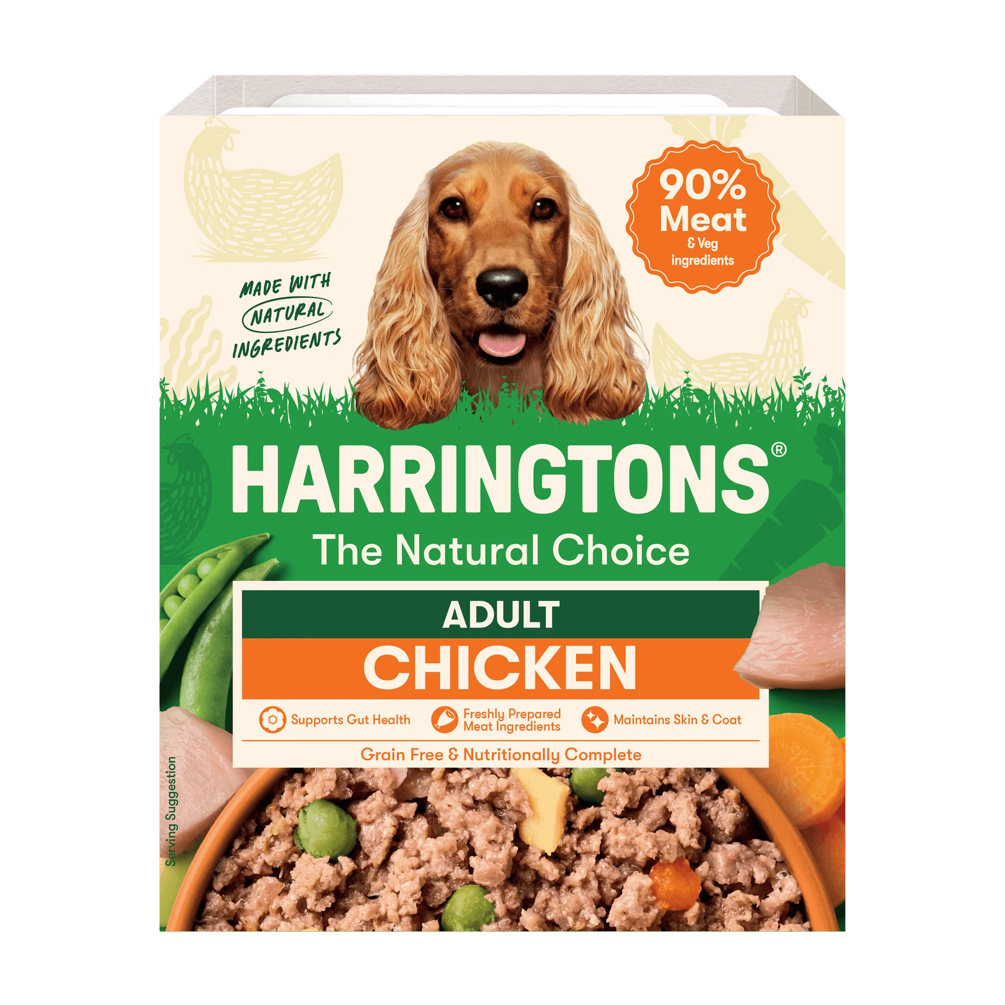 Chicken with Potato & Vegetables Grain Free Wet Dog Food 8 x 400g