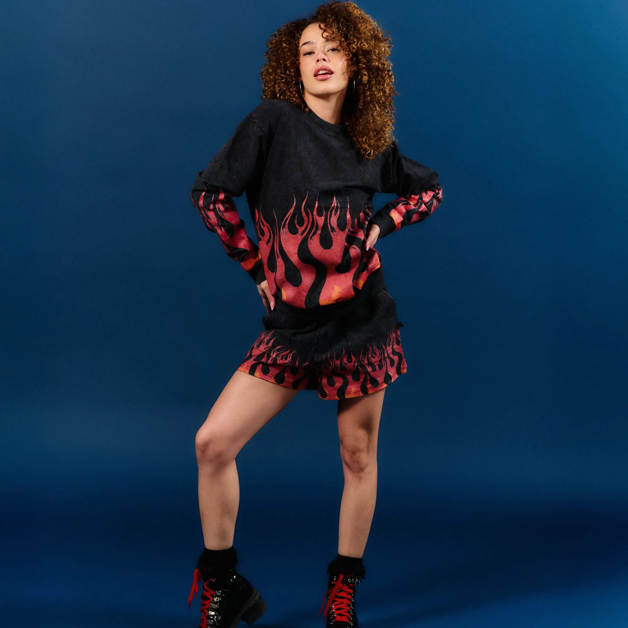 Adult Unisex Crewneck - Flames