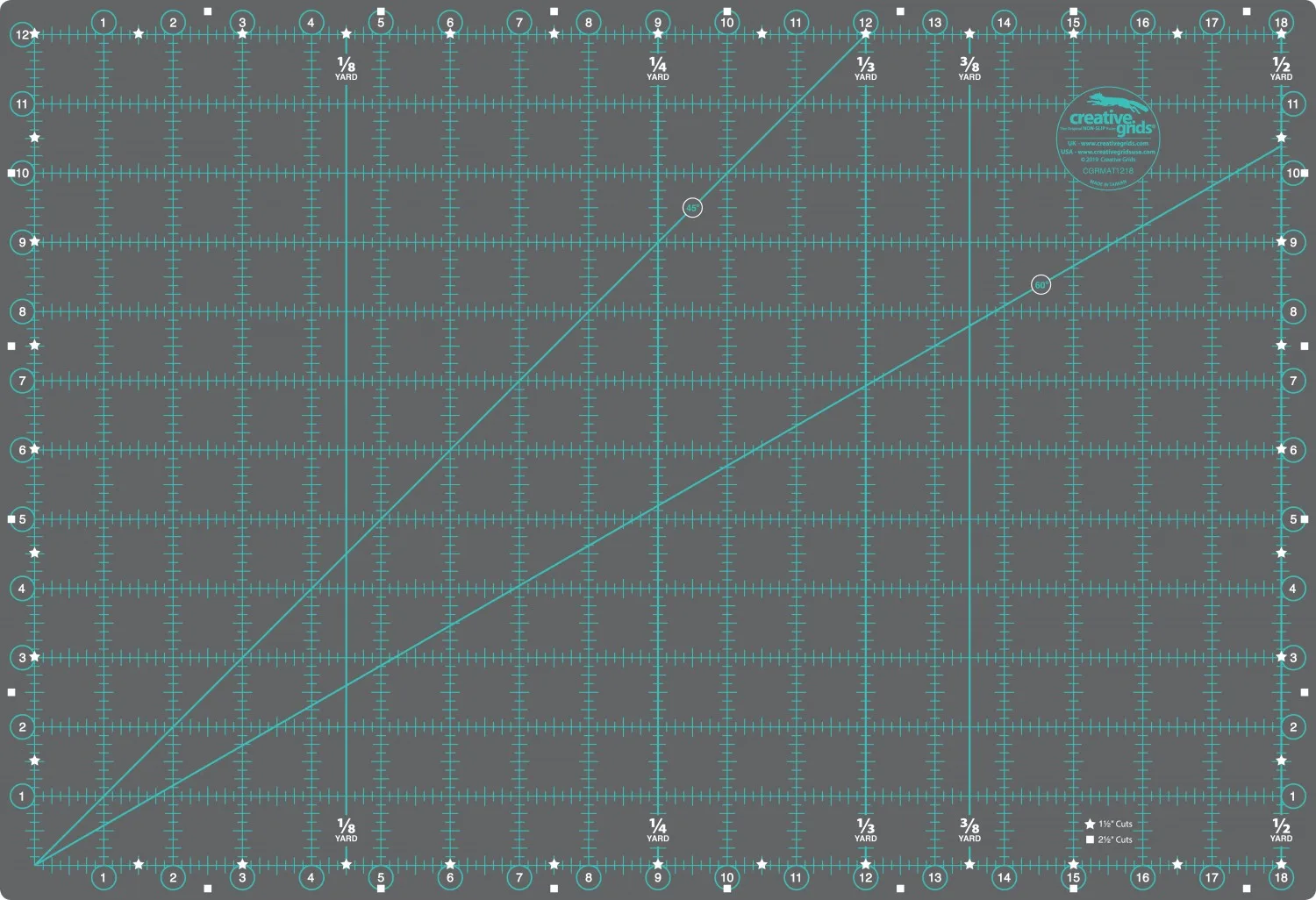 Creative Grids Cutting Mat 12" x 18" CGRMAT1218