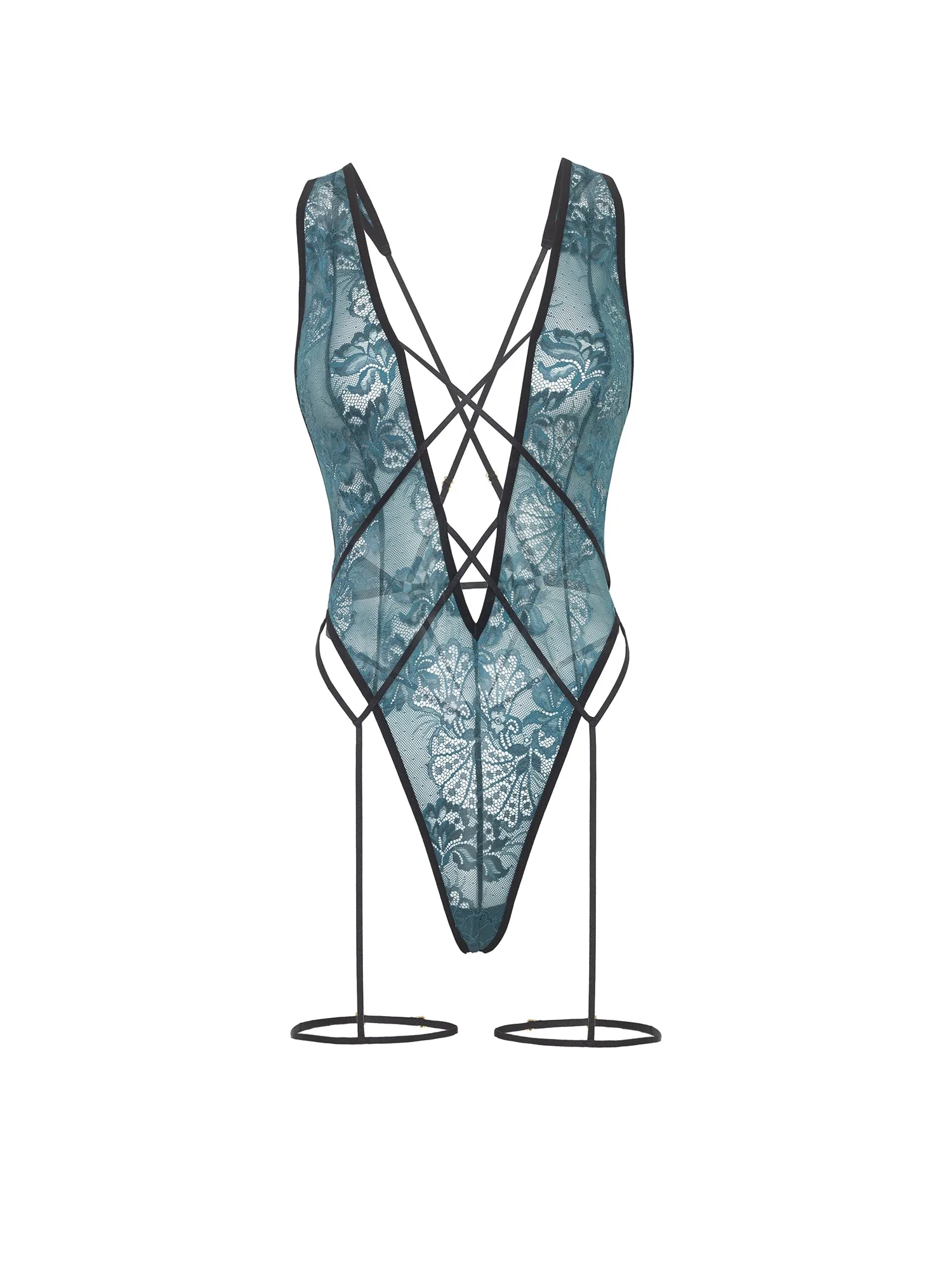 Regina Strappy Lace Teddy