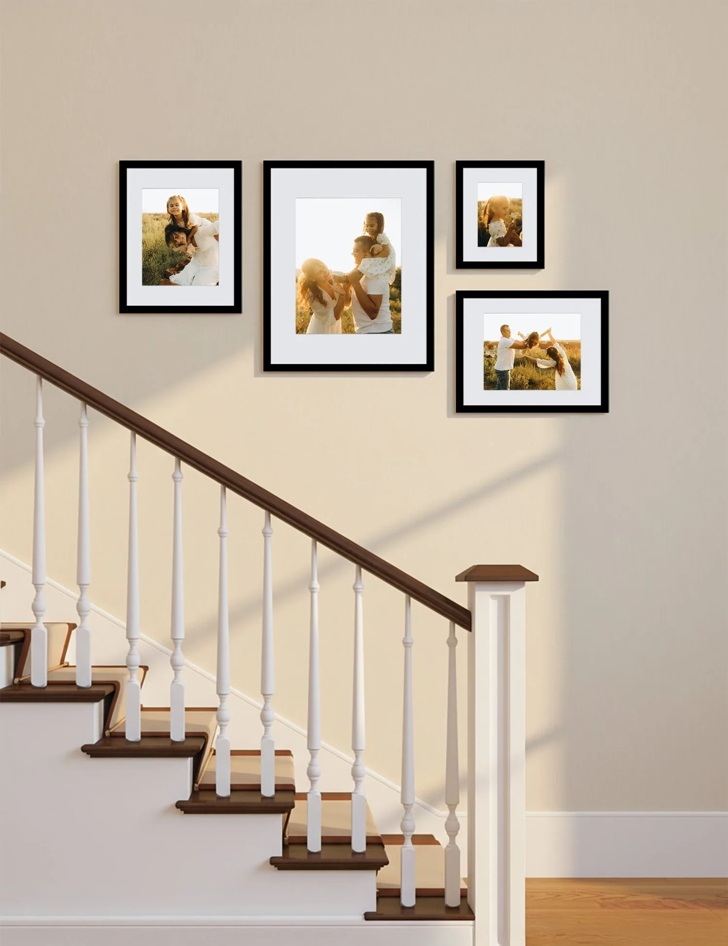 Bobby Berk - Classic Staircase - Black (Right - Regular Mat)