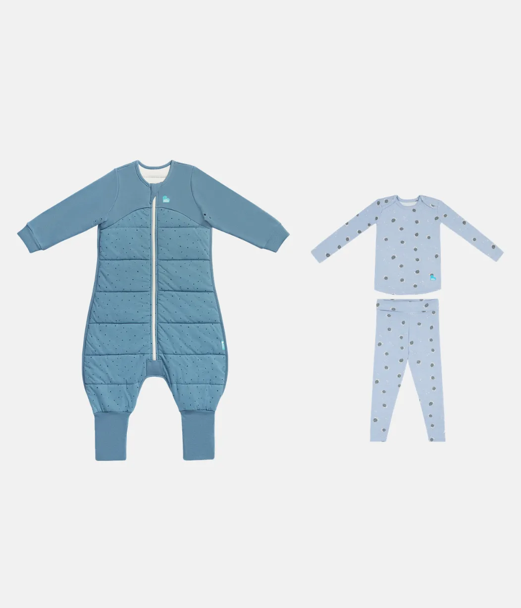 Layering Sleep Suit & Pajama Bundle for Cold Nights