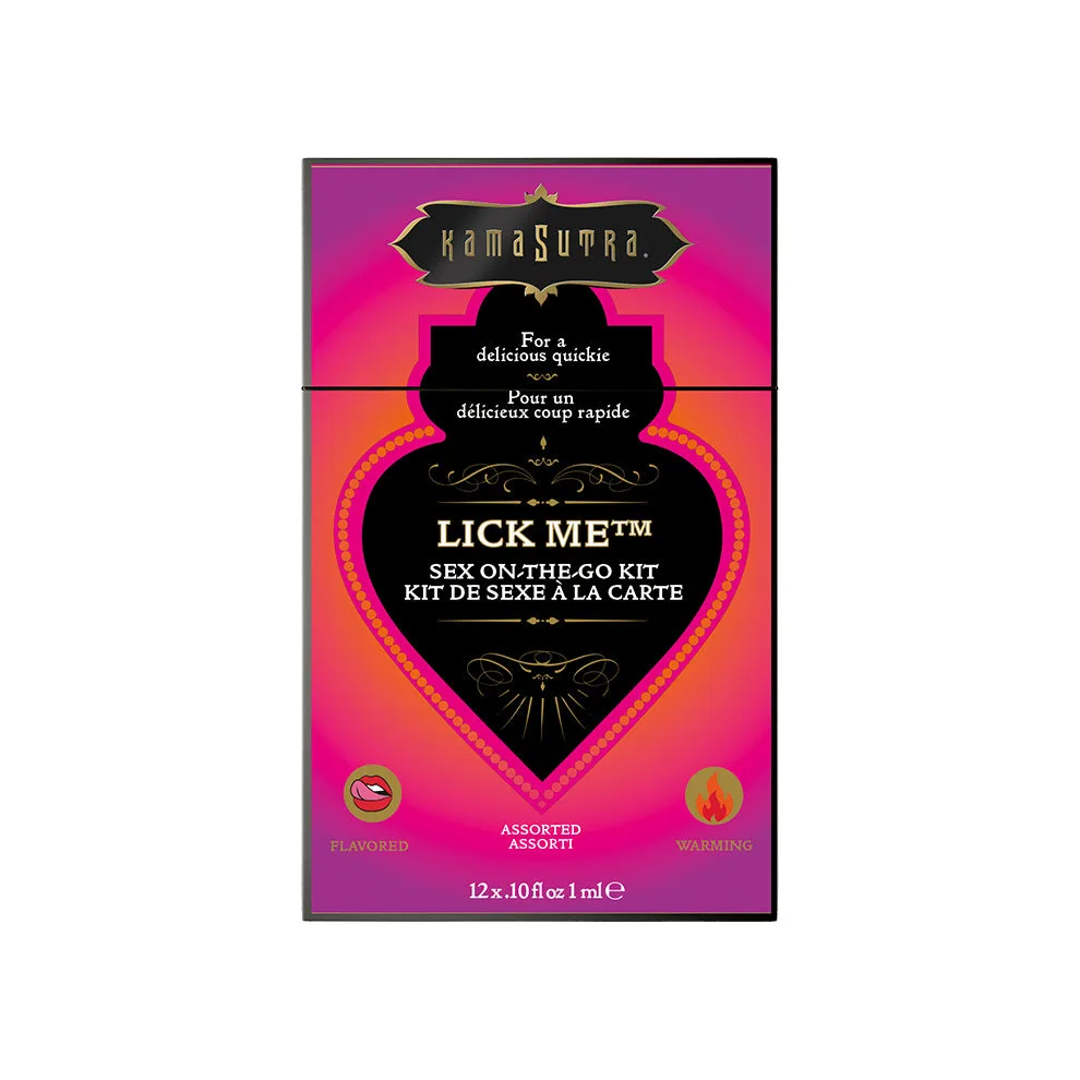 طقم كاما سوترا LICK ME للاستخدام أثناء التنقل