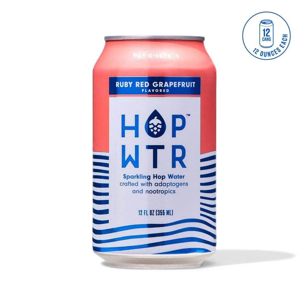 HOPWTR Ruby Red Grapefruit Review: A Refreshing Nootropic Citrus Drink