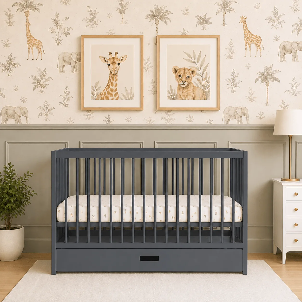 Fixer un tiroir à votre lit bébé mini 120x60