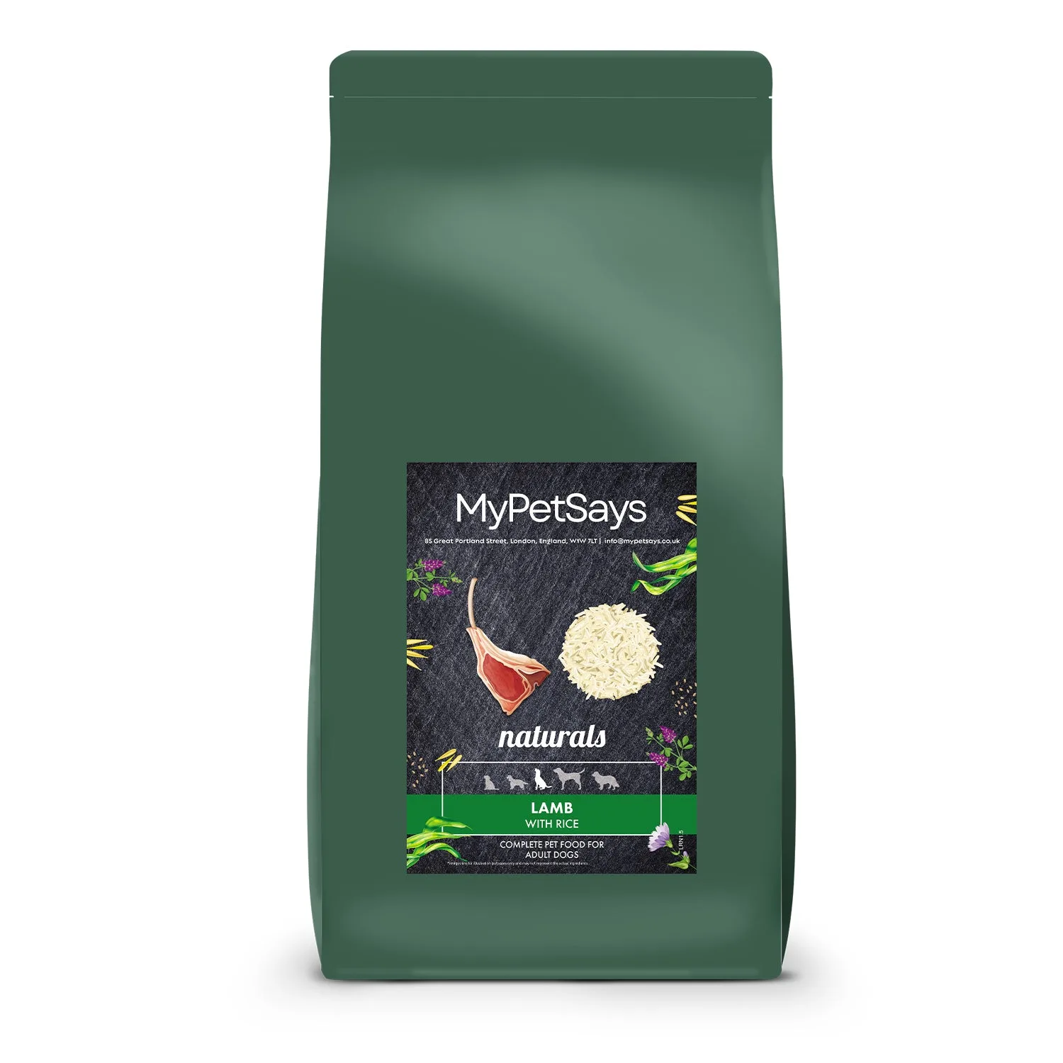 Naturals Adult Dog Food - Lamb & Rice