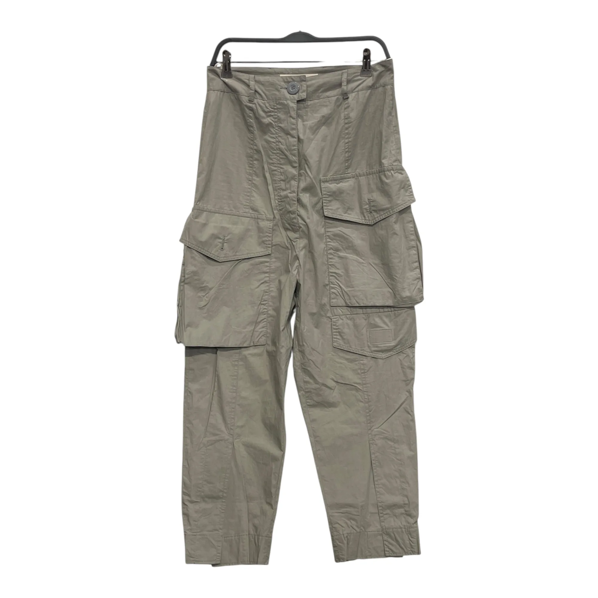 MARNI/Pantaloni dritti/38/Cotone/GRIGIO/BUTTON UP CARGO
