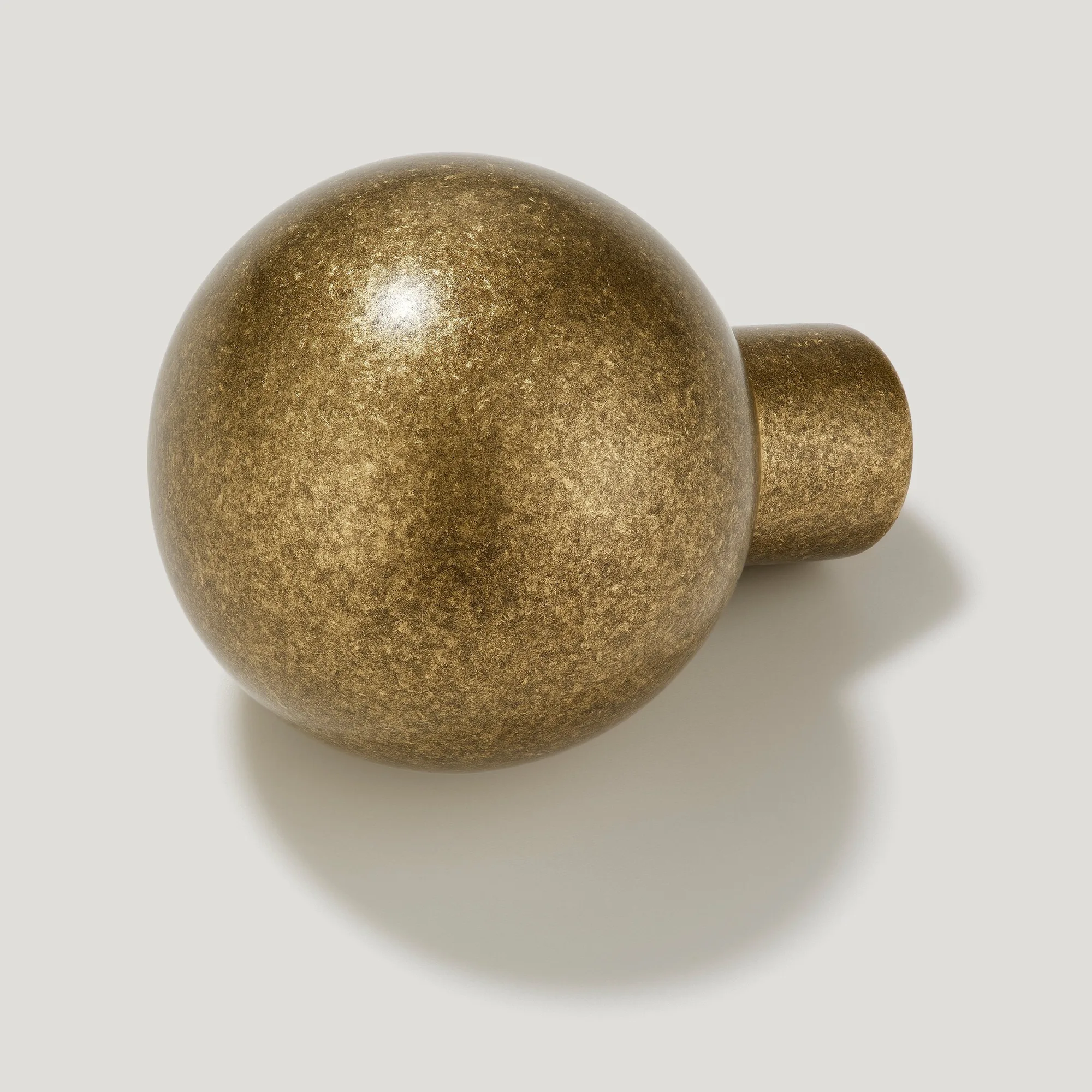 BOBBIN Ball Knob - Aged Brass