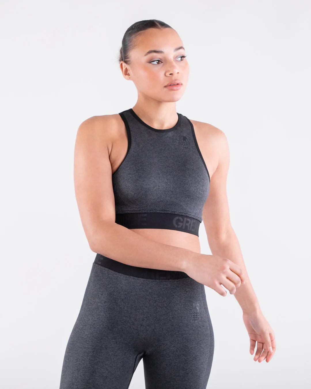 Kvinnors sömlös crop top