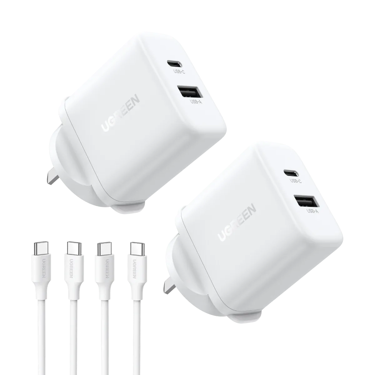 شاحن UGREEN 20W ثنائي المنافذ: كشف خرافات الشحن اليومية