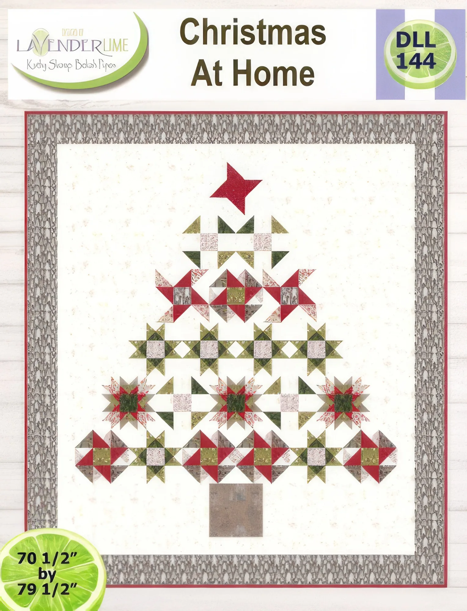 Christmas at Home Quilt Pattern by Lavender Lime Quilting