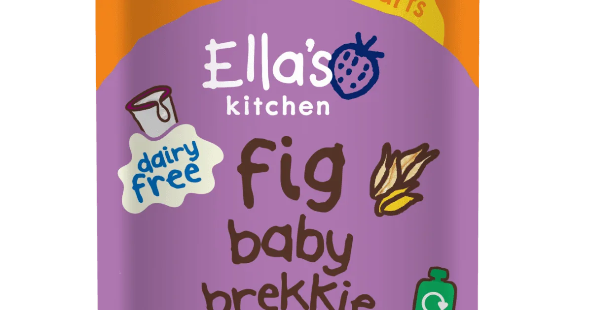 Dairy Free Pear + Fig Porridge | Baby Breakfast