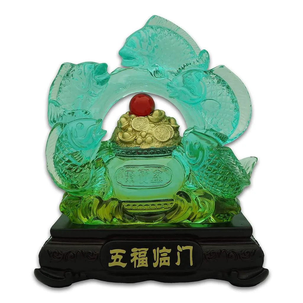 ปลาคาร์พนำโชคทั้งห้า | FENG SHUI BESTBUY