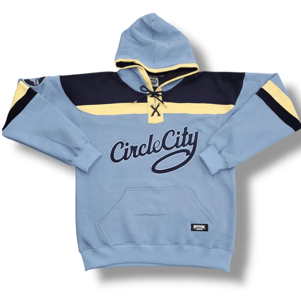 Indianapolis Indians Adult Official League Circle City Hockey Lace-Up Hood
