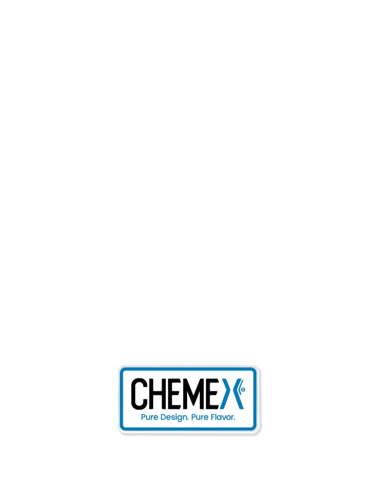 Chemex Logo Pin and Sticker: Show Your Love for Classic Coffee