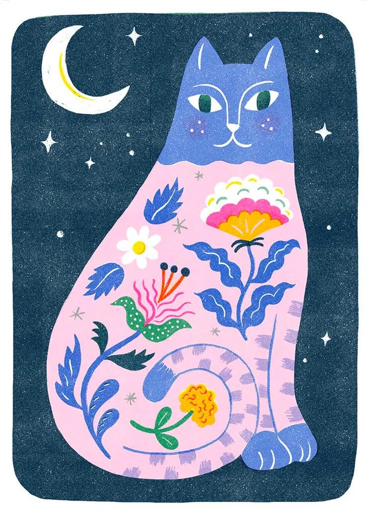 Figura Folk Cat con Luna: una reseña detallada