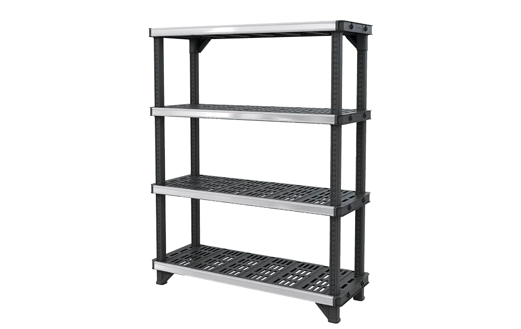 Rak FUSED - Unit 4 Rak untuk Beban Berat (hingga 3/4 ton) - Hitam
