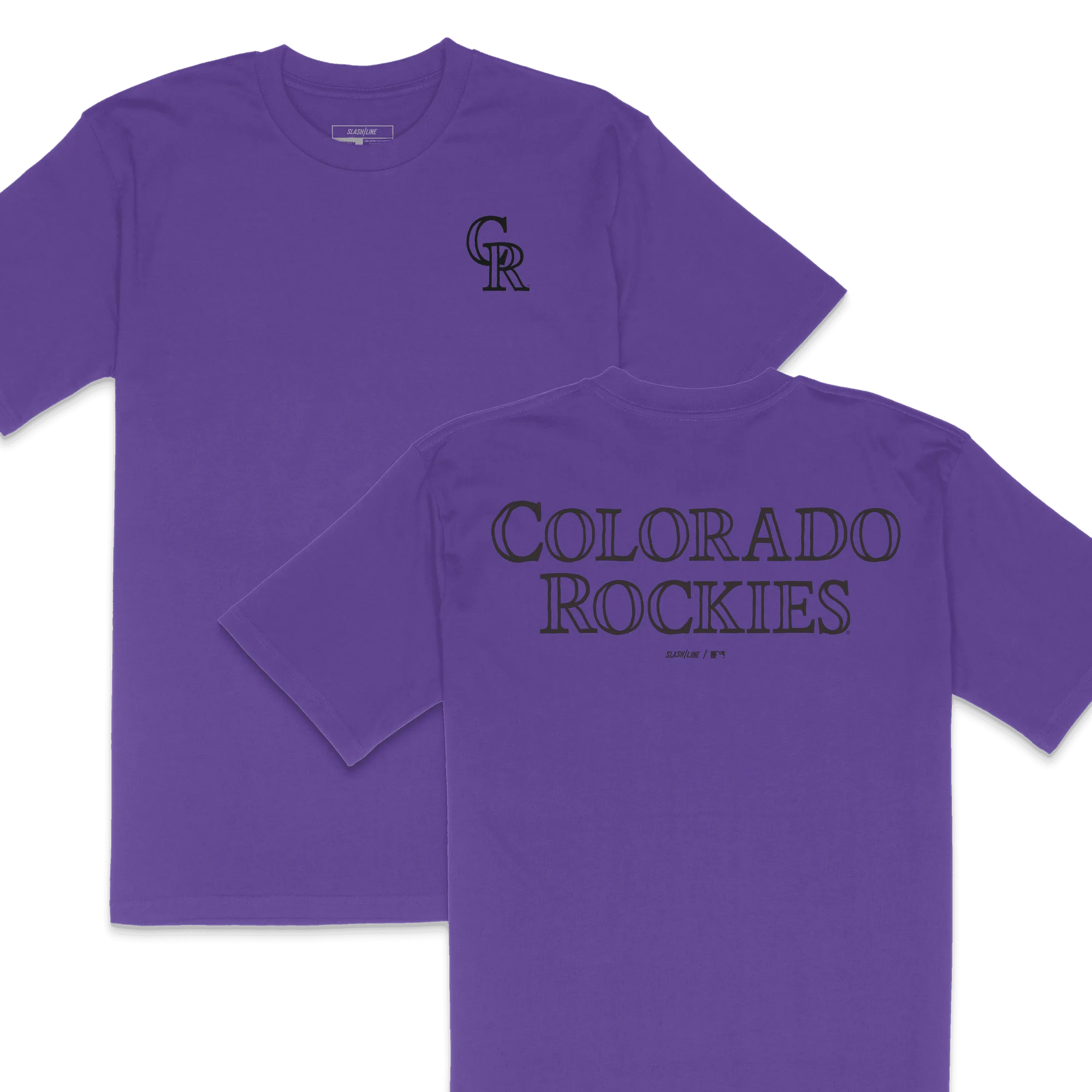 MLB Outline Tees: Rockies vs Guardians