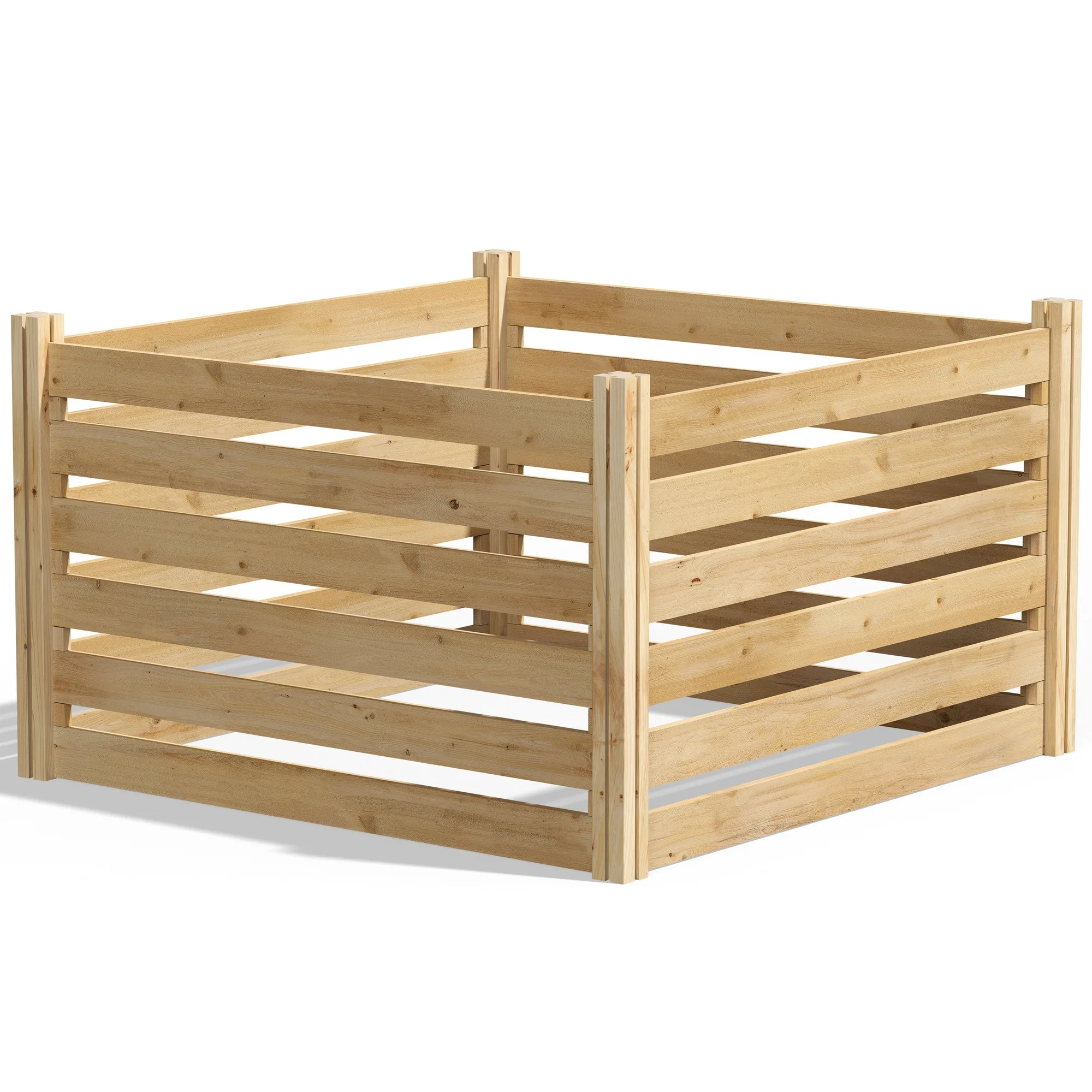 Second Life Wood™ Cedar Composter 48 in x 48 in RCCOMP48SLW RCCOMP48PS