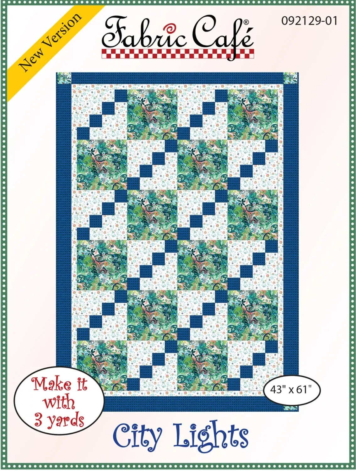 City Lights Quilt-Schnittmuster von Fabric Café Quilts