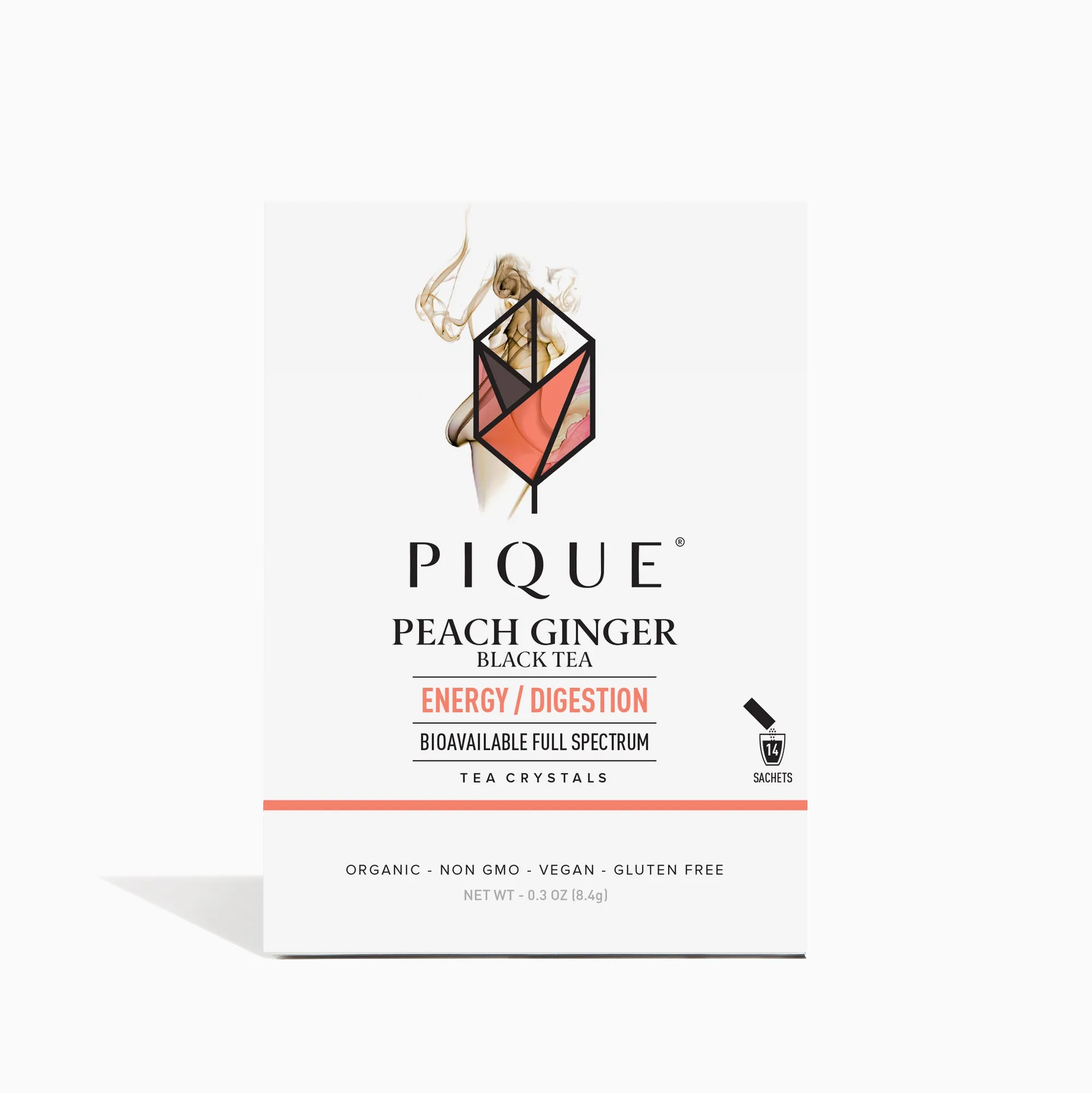 Té negro Pique de melocotón y jengibre frente a otros tés negros