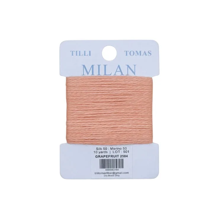 Guide d'association de fils Milan Card Grapefruit 2584
