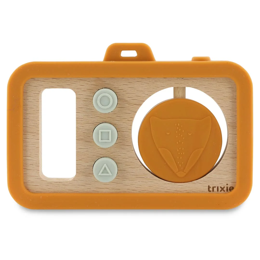 Trixie: Wooden silicone baby camera - Mr. Fox