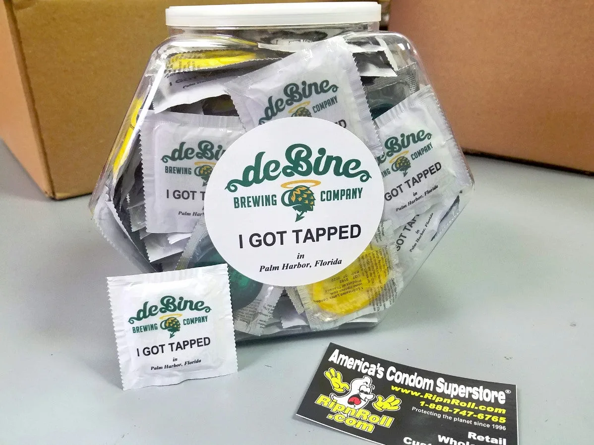 Custom Printed Condom Display Bowls with your Logo
