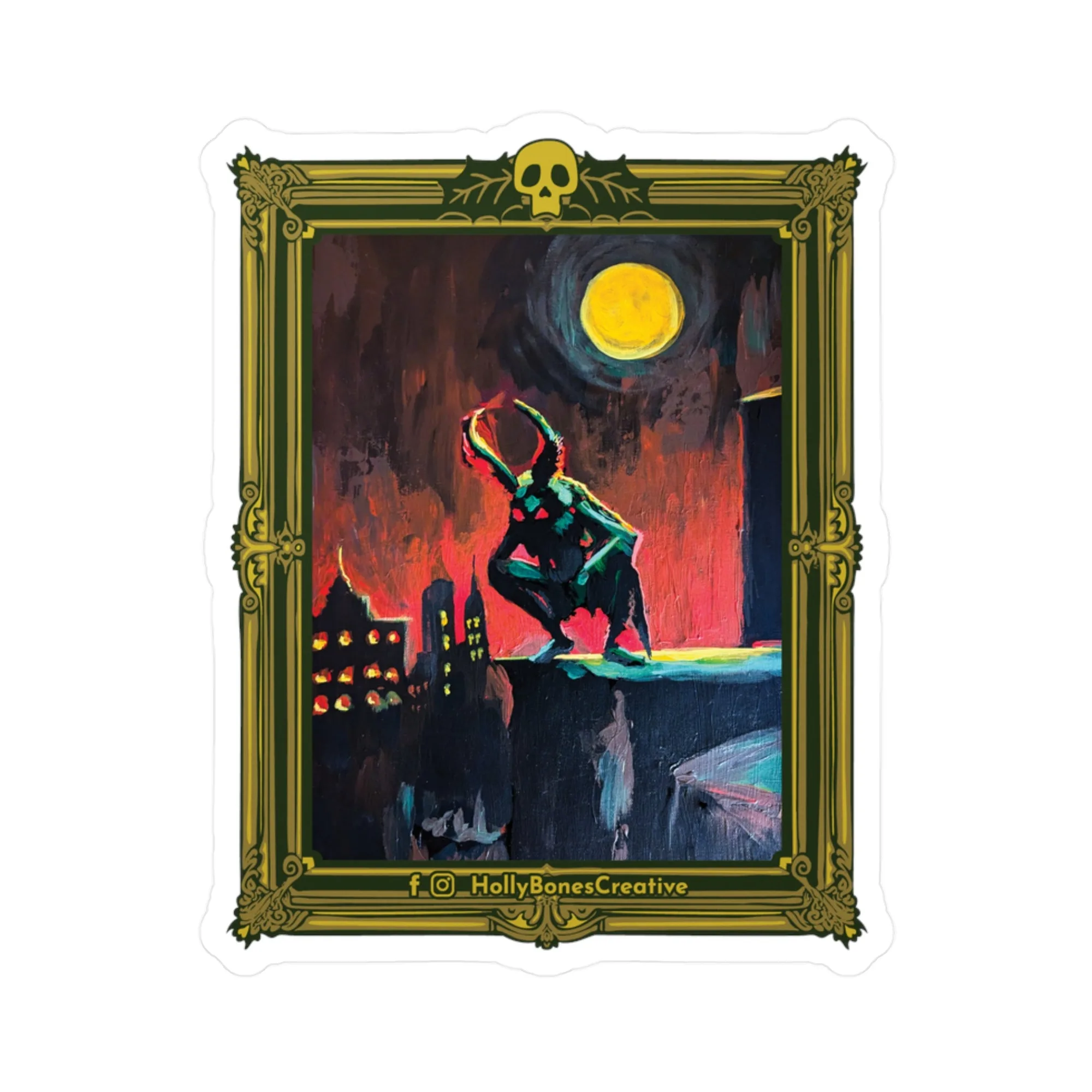 "Mothman No. 1" Sticker