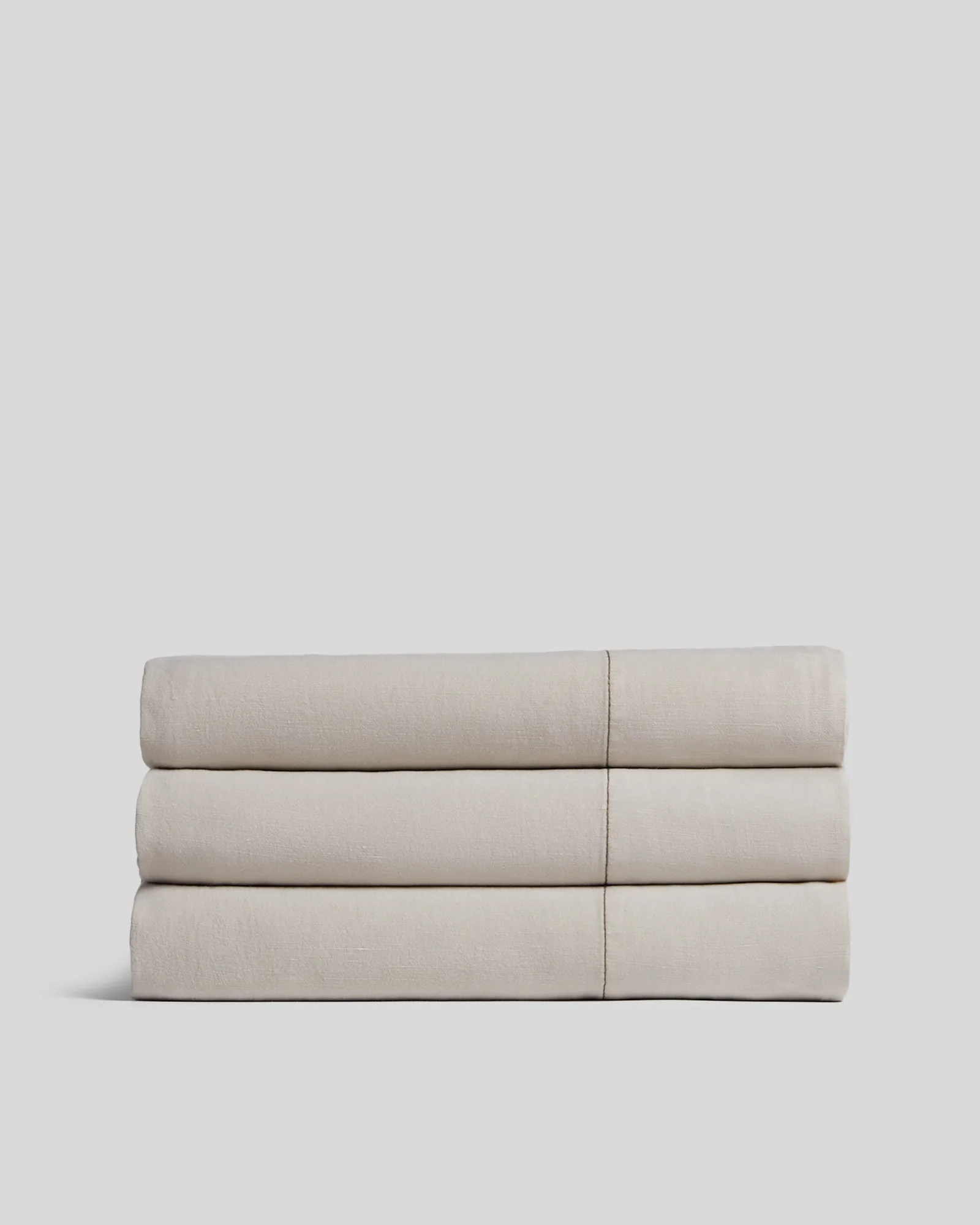 Linen Tencel Top Sheet (Bone)
