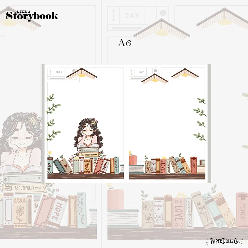 Readaholic | 輝きを取り戻す | Hobonichi A6 デイリーステッカーキット - a083