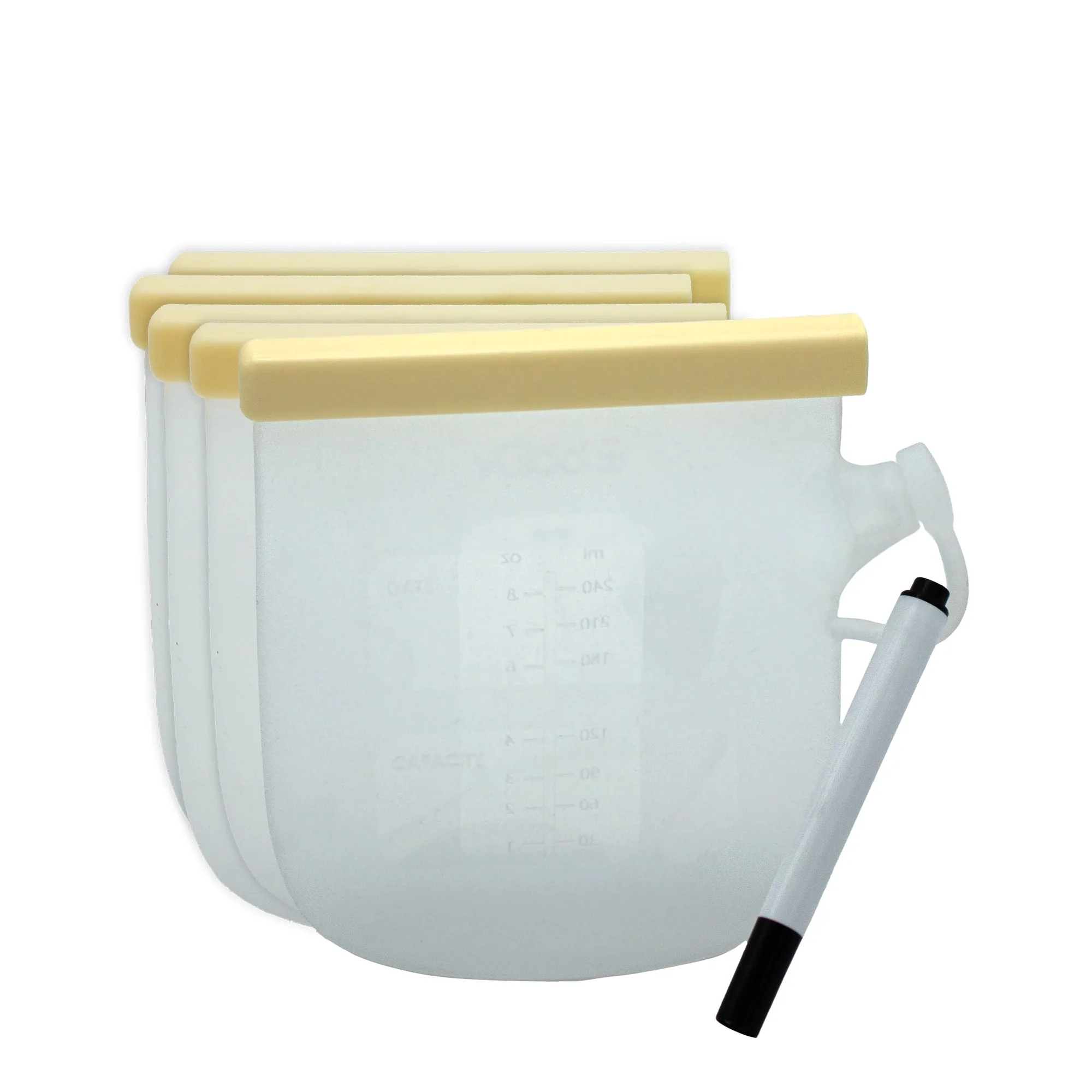 Come usare le buste riutilizzabili per il latte materno