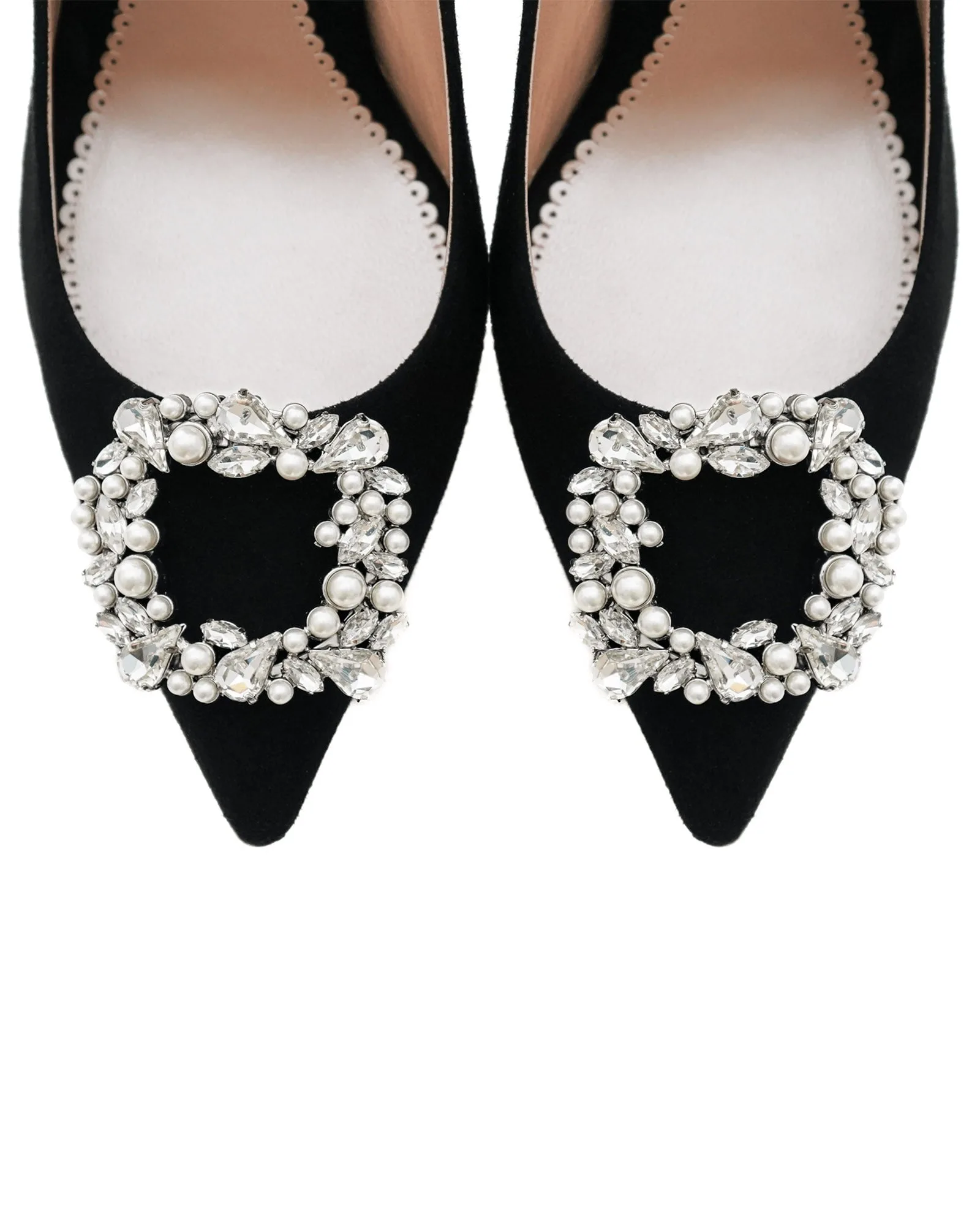 Crystal & Pearl Bejewelled vs. Organic Crystal Cluster: Welcher Clip?