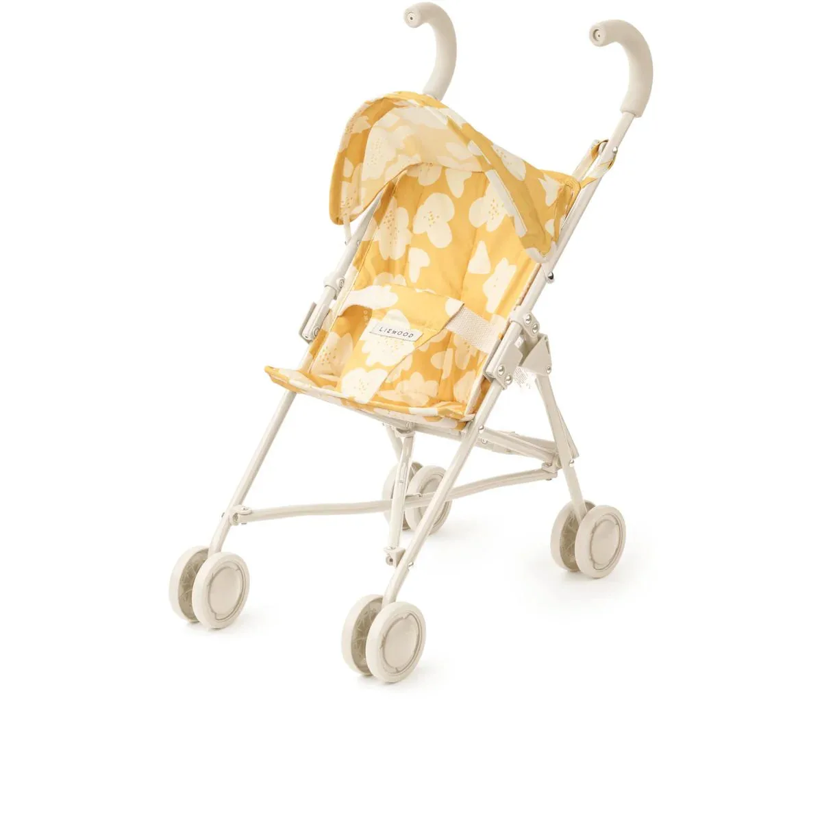 Liewood: Elsie Doll Stroller - Flower / Lemon yellow
