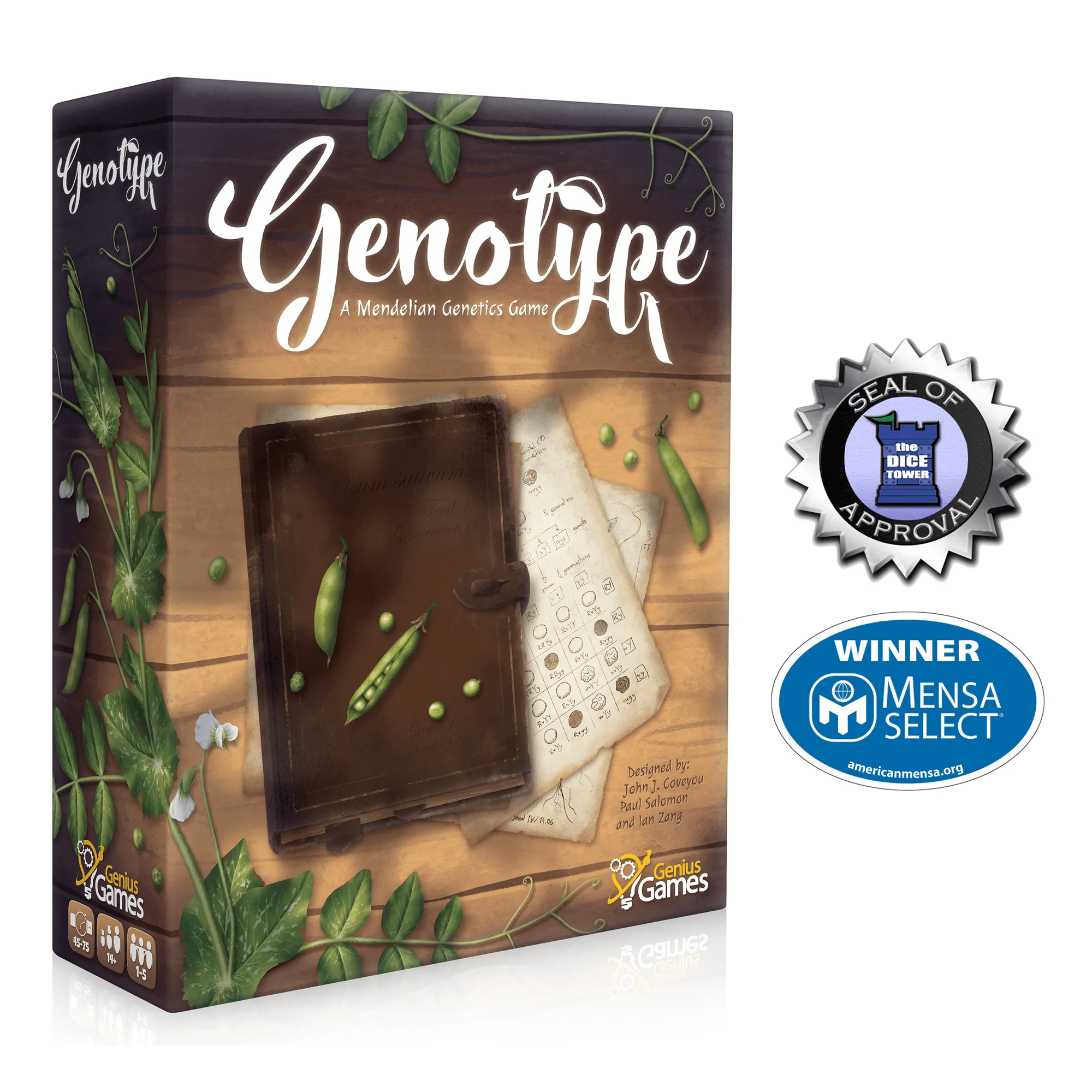Genotype: A Mendelian Genetics Game | 2022 MENSA Select Award Winner | Dice Tower Seal of Approval | Strategy Board Game