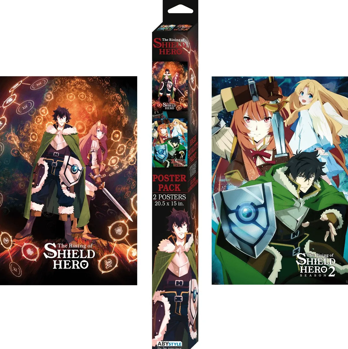 The Rising of the Shield Hero Boxed Poster Set