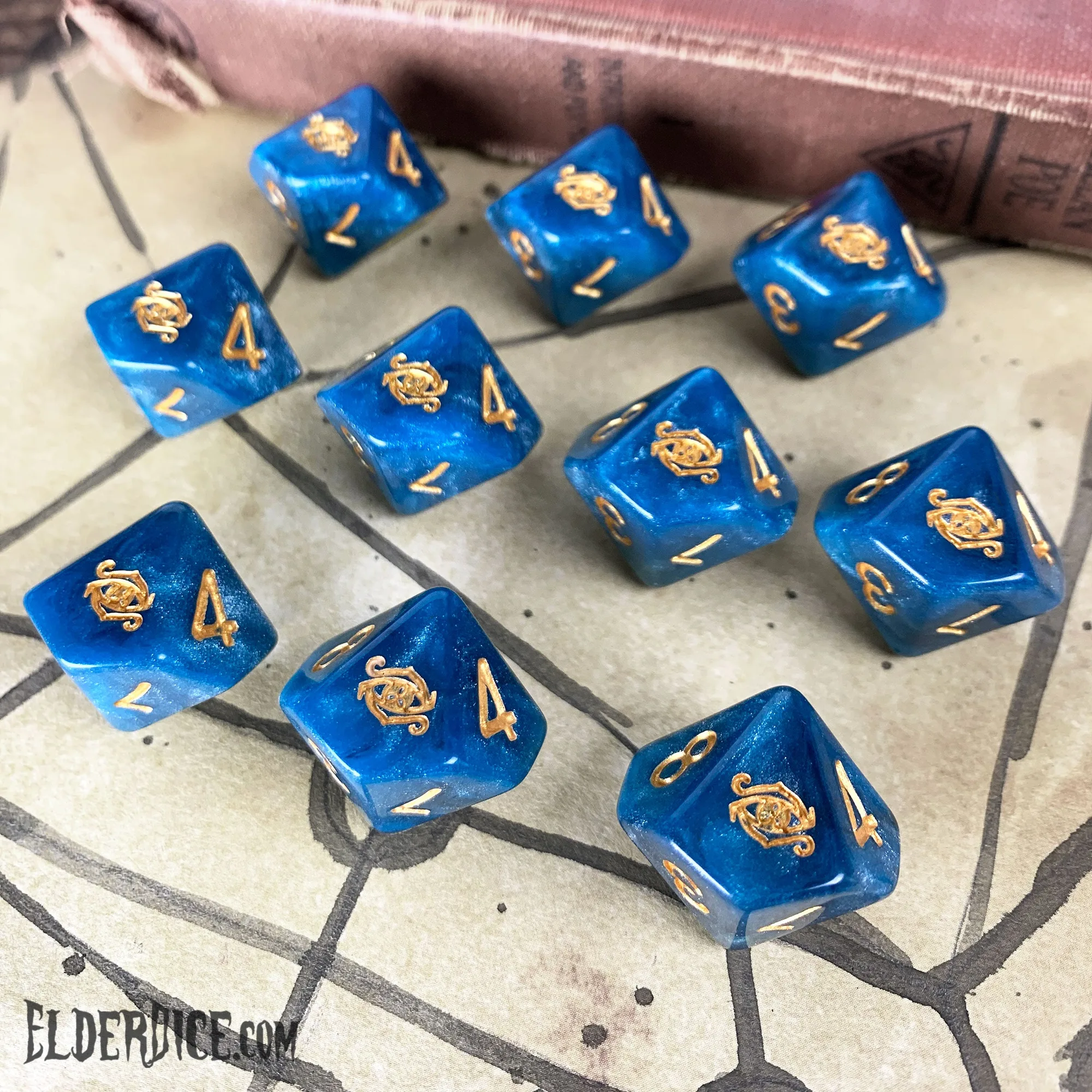 Eye of Chaos Dice - Nebula d10 Set
