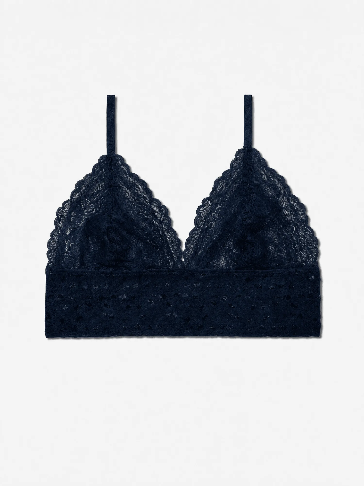 Bralette triangolare lungo in pizzo - Midnight Saga