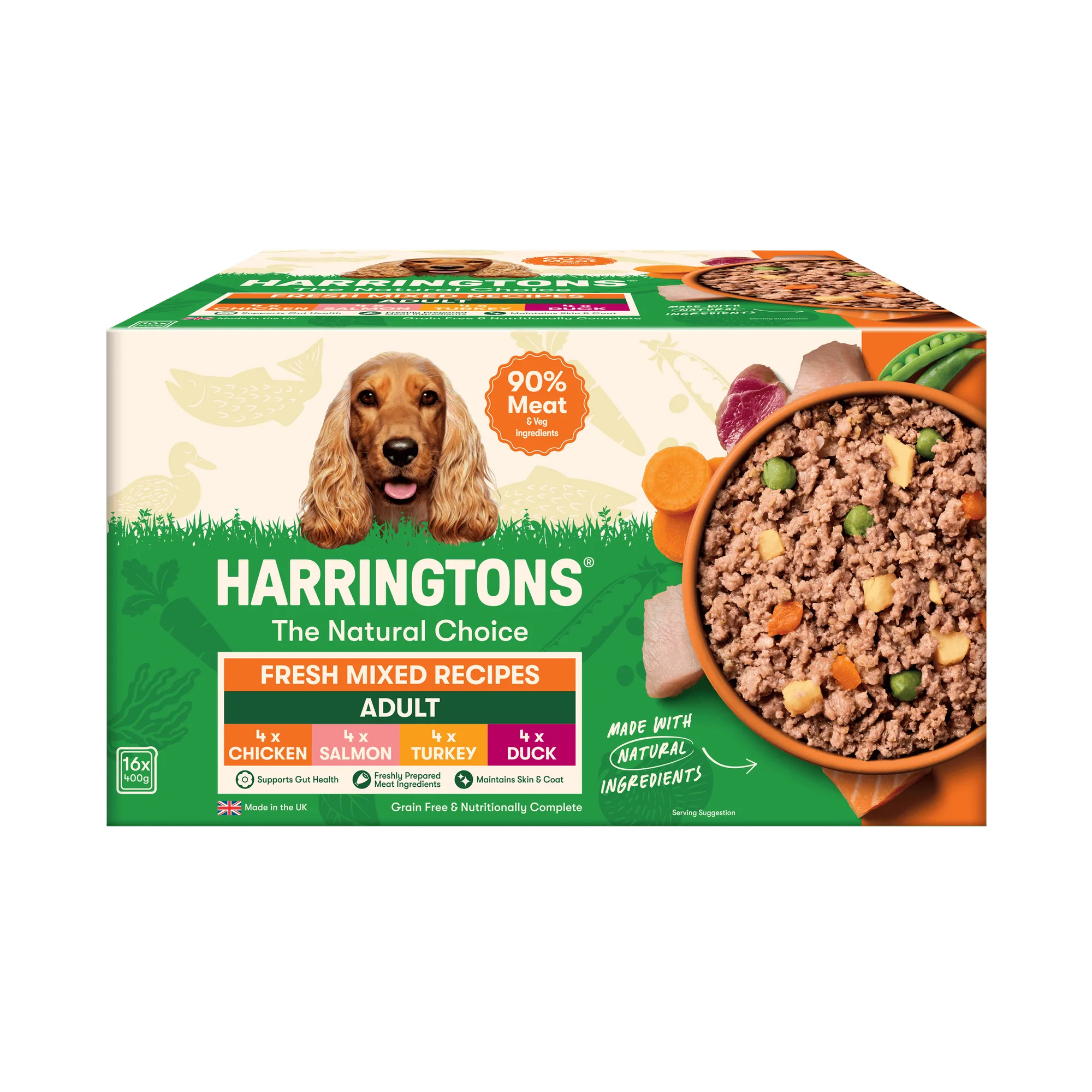 Grain Free Mixed Wet Dog Food Bumper Pack 16 x 400g