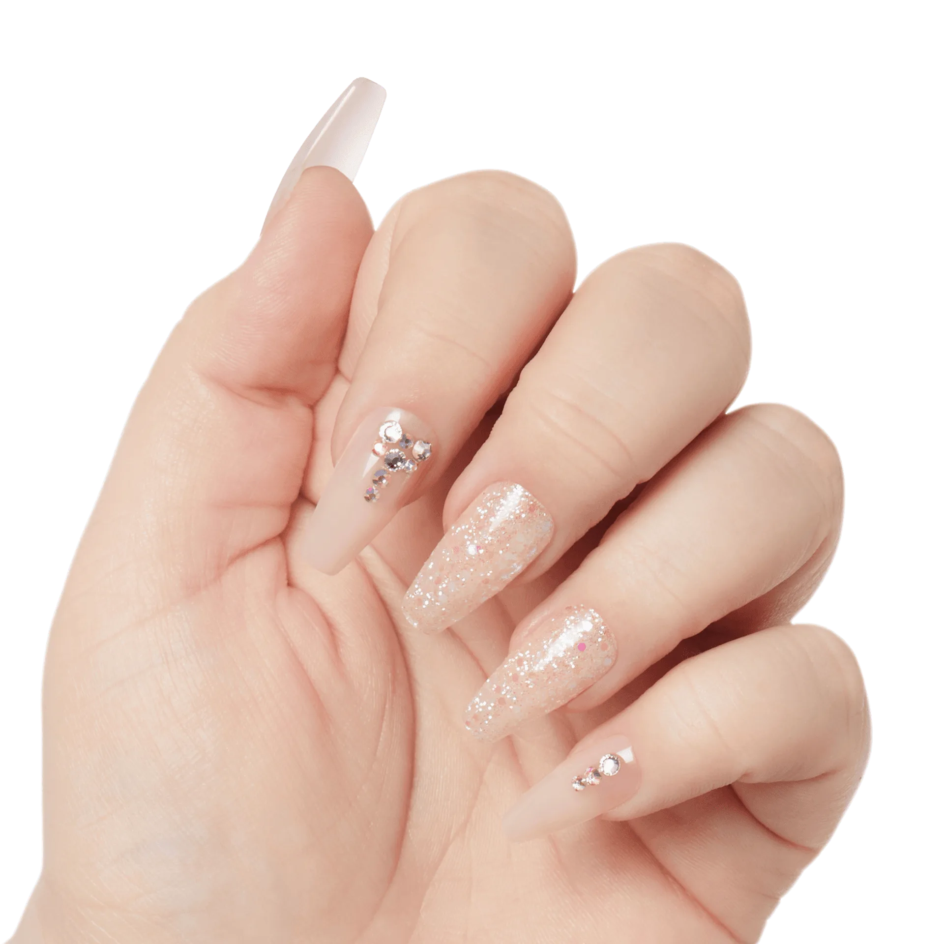 Kiss Gel Fantasy Jelly Press On Glue Nails - Jelly Juice