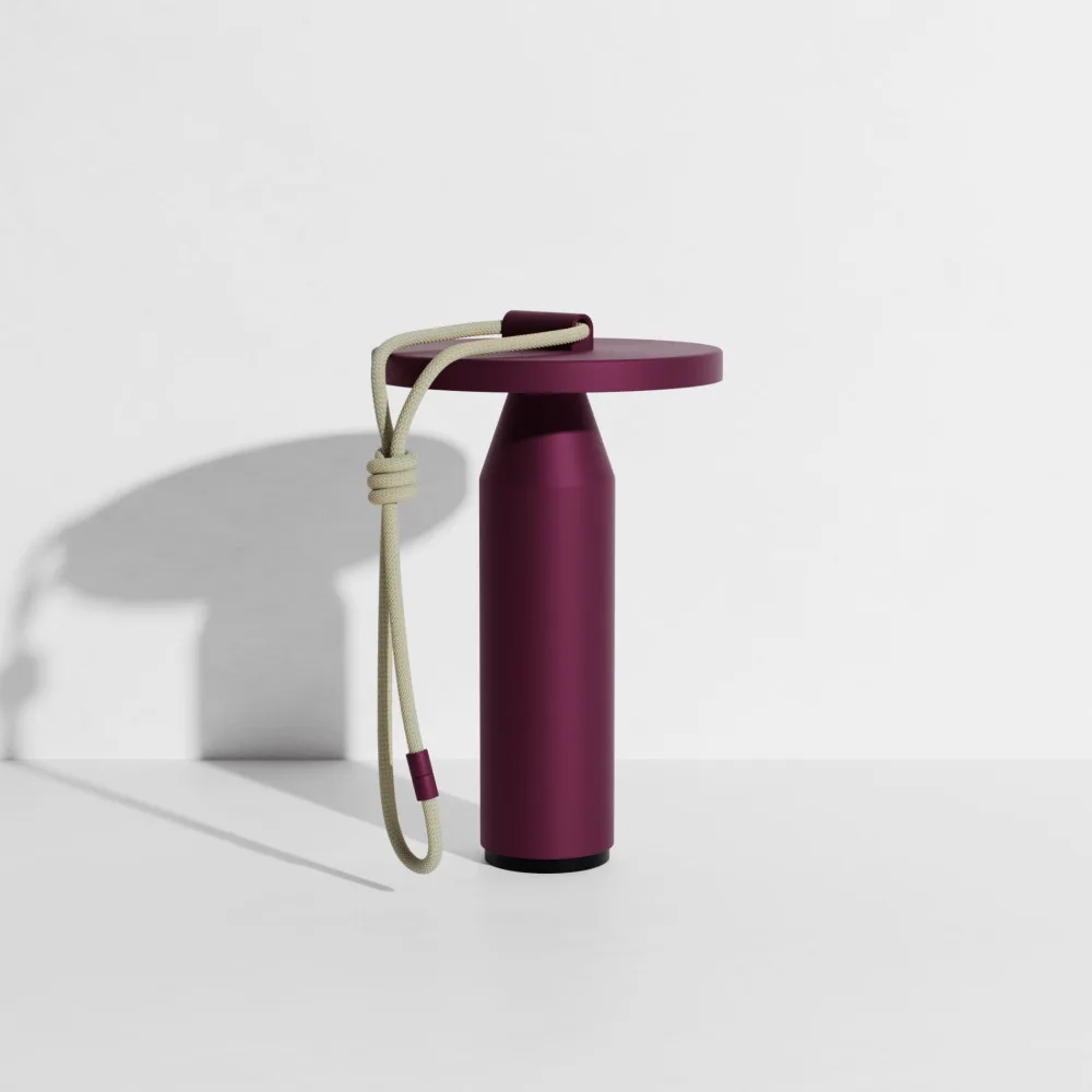 Quasar Large Portable Lamp Purple