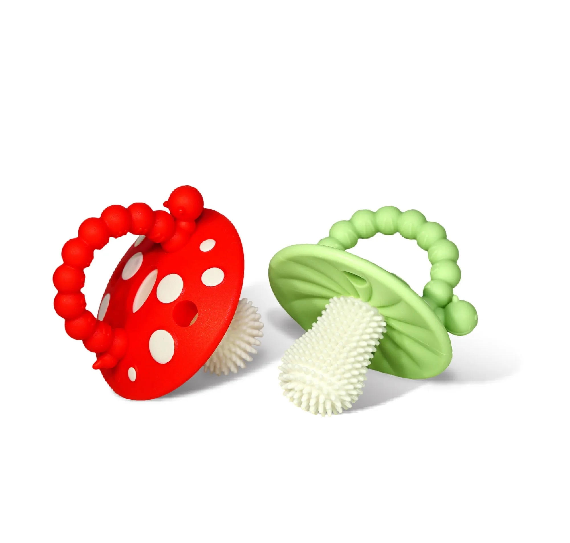 Why Babies Love the Chompy Mushroom Silicone Teether Shape