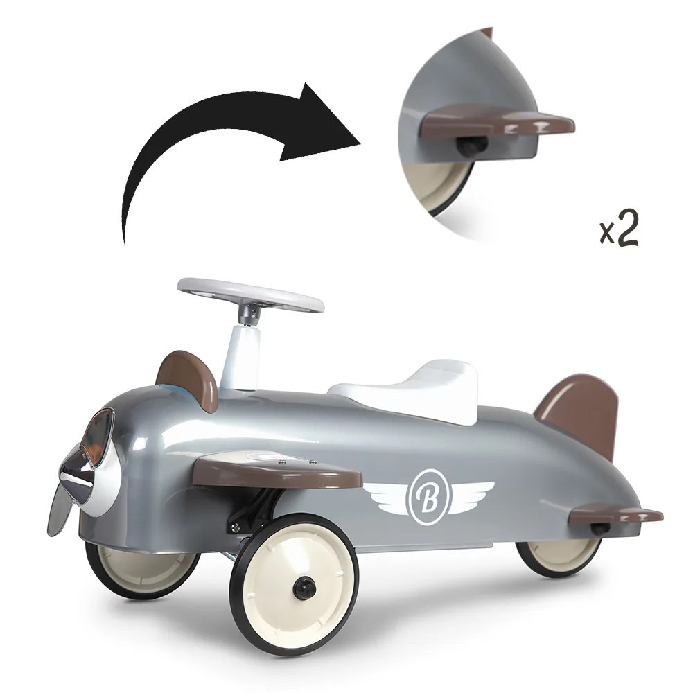 Het achtervleugelset van de Speedster Plane installeren