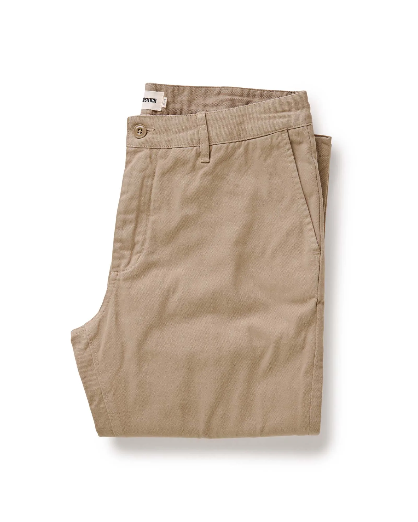 The Slim Foundation Pant in Organic Khaki