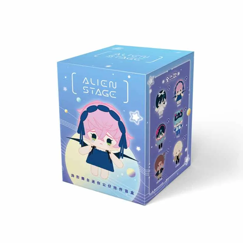 Alien Stage 미니 플러시 블라인드 박스 키링 컬렉터블 치비 플러시 백 참