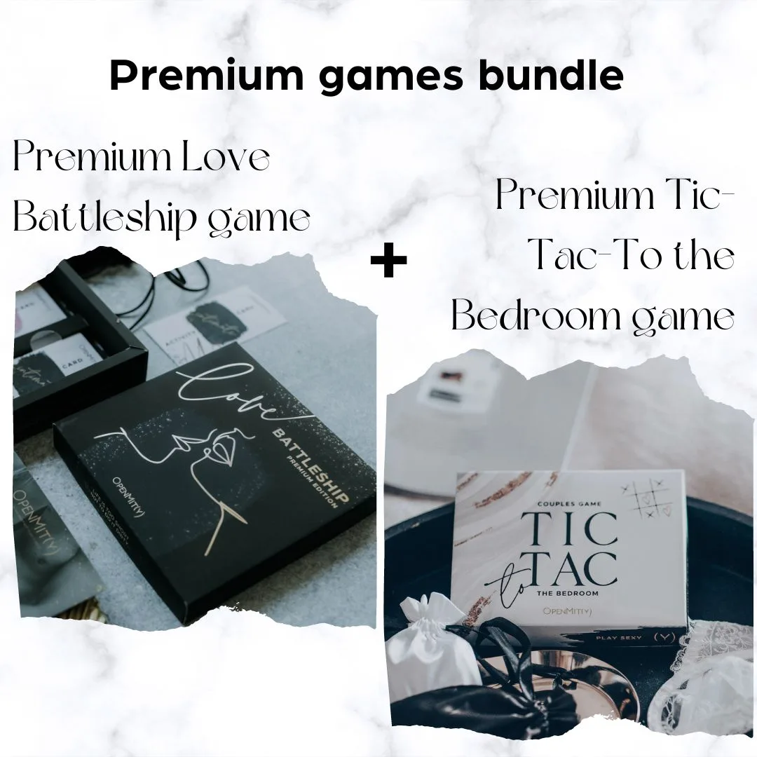 Premium games bundle - Love Battleship + Tic-Tac-To the Bedroom