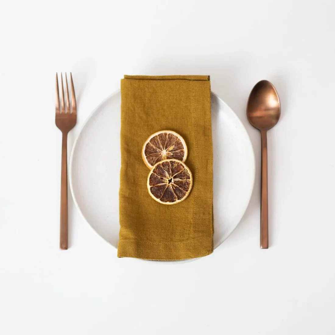 Bronze Linen Napkins Set of 2