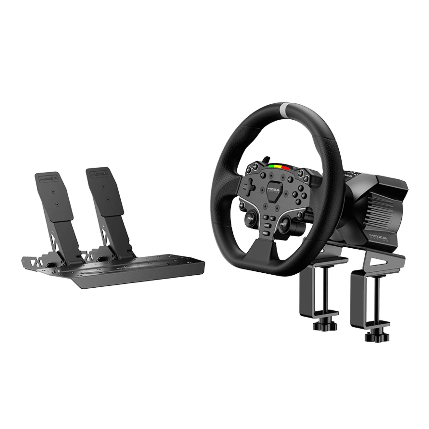 Volante y pedales de carreras MOZA RACING R3 para PC