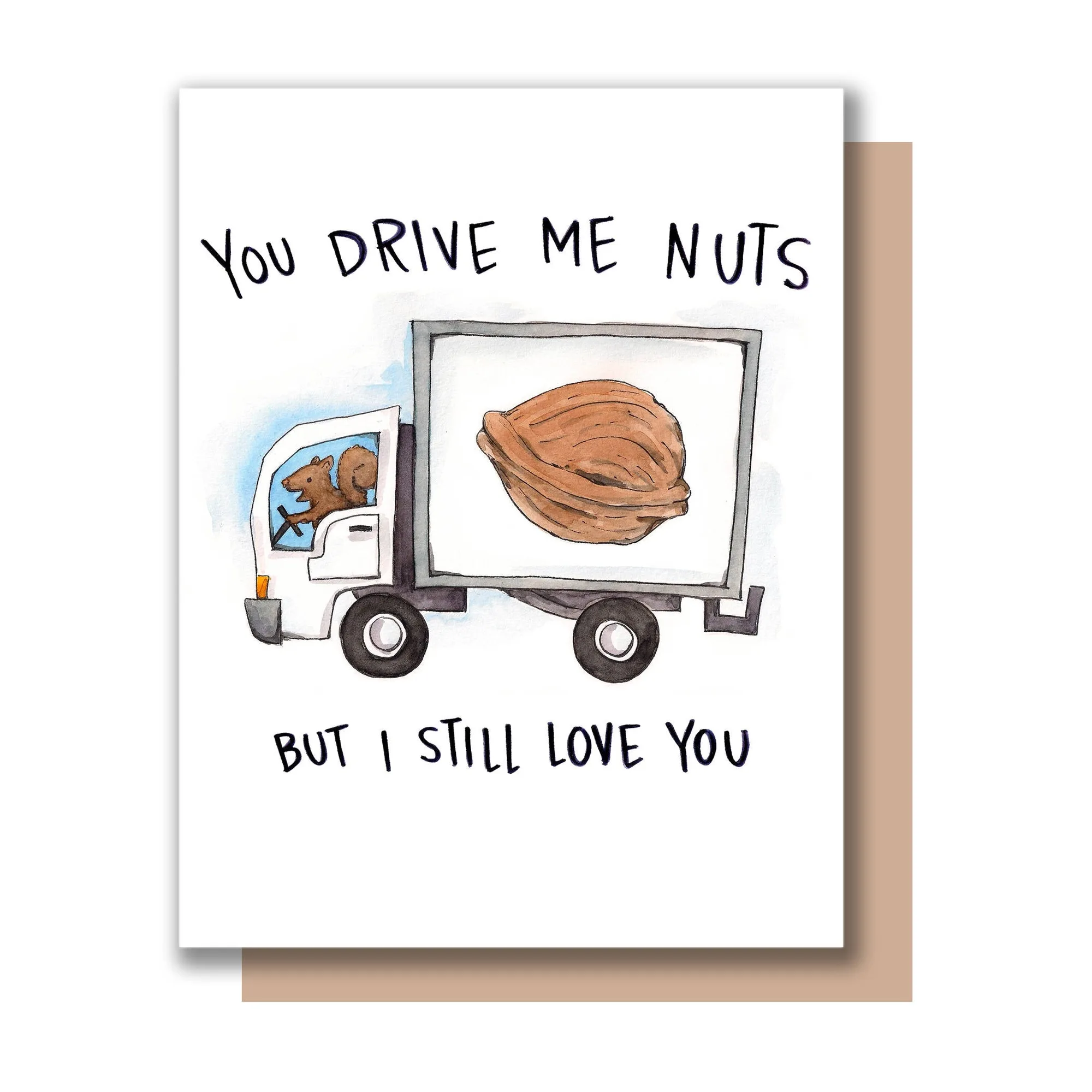 Squirrel vs Chipmunk Greeting Cards for Love Notes
