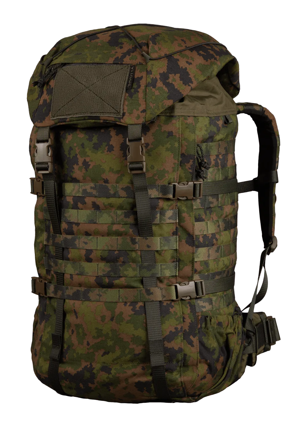 Kantamus 60L, camo backpack